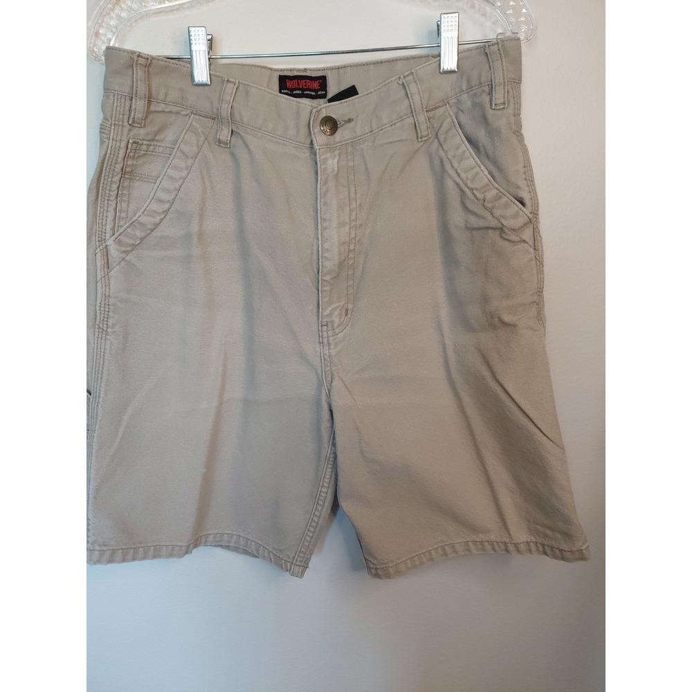 Wolverine Men's Hammer Loop Cargo Work Shorts Size 32 - Workwear 100% Cotton